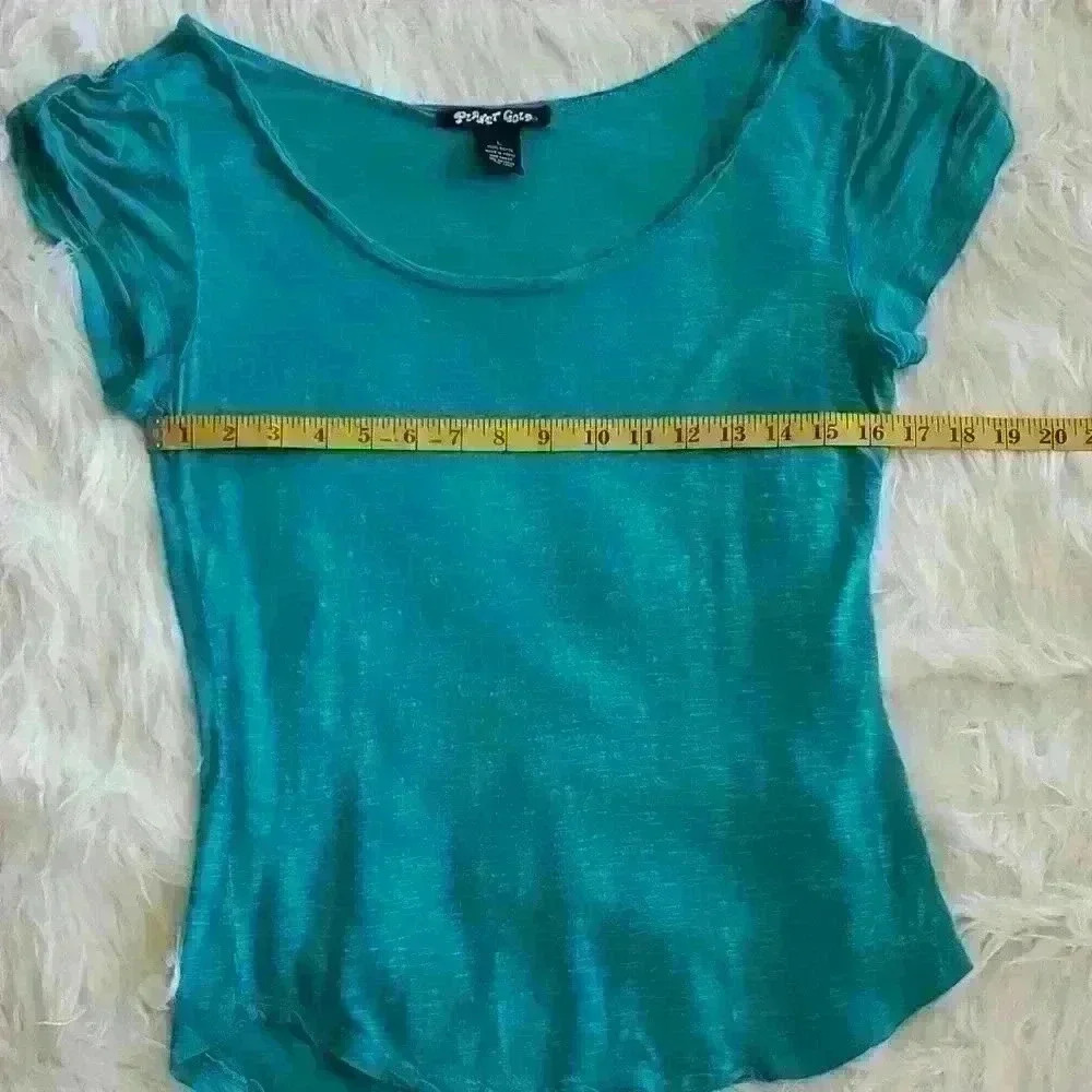 Planet Gold Women's Casual Tee - Size L - Picture 7 of 7